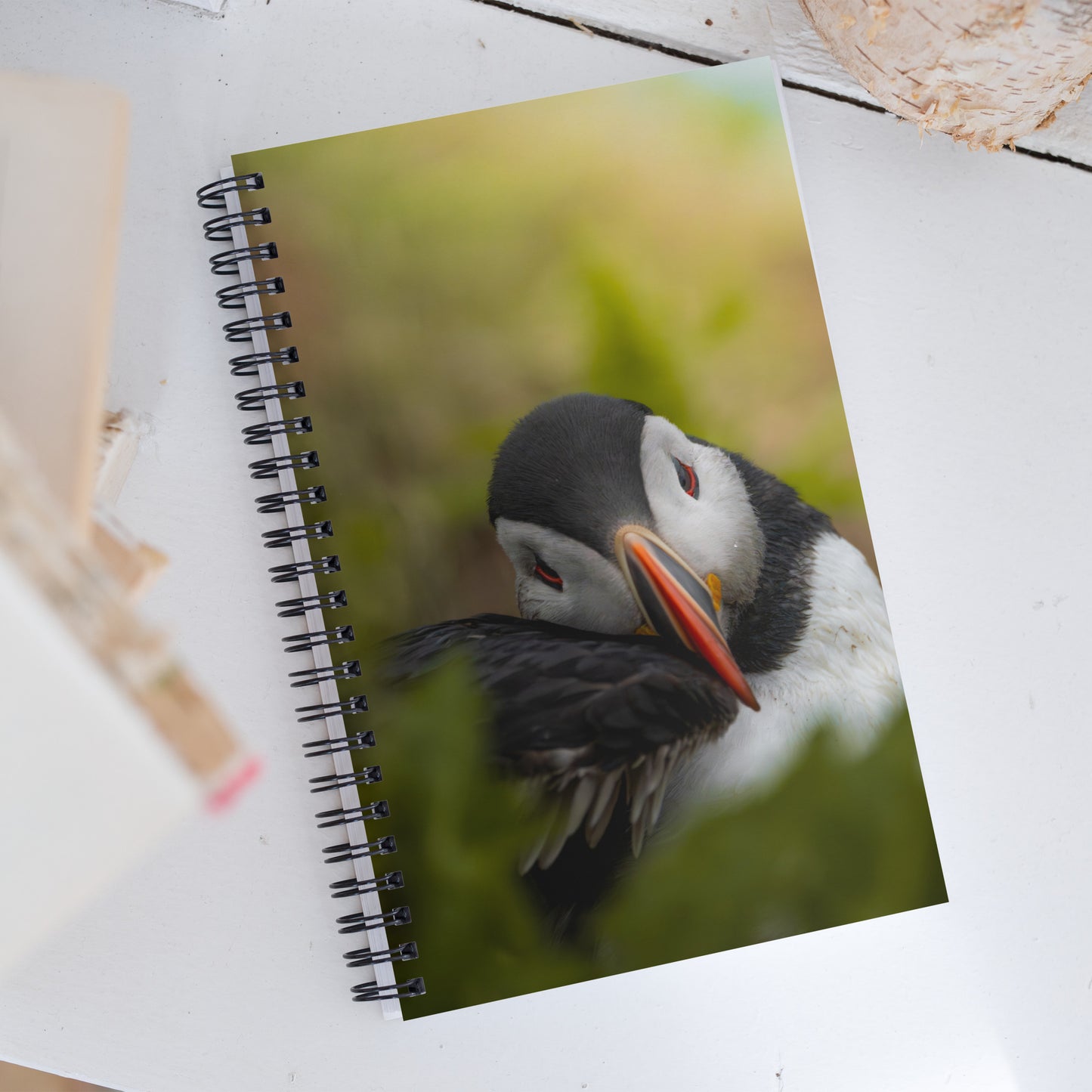 Puffin in Iceland | Spiral notebook