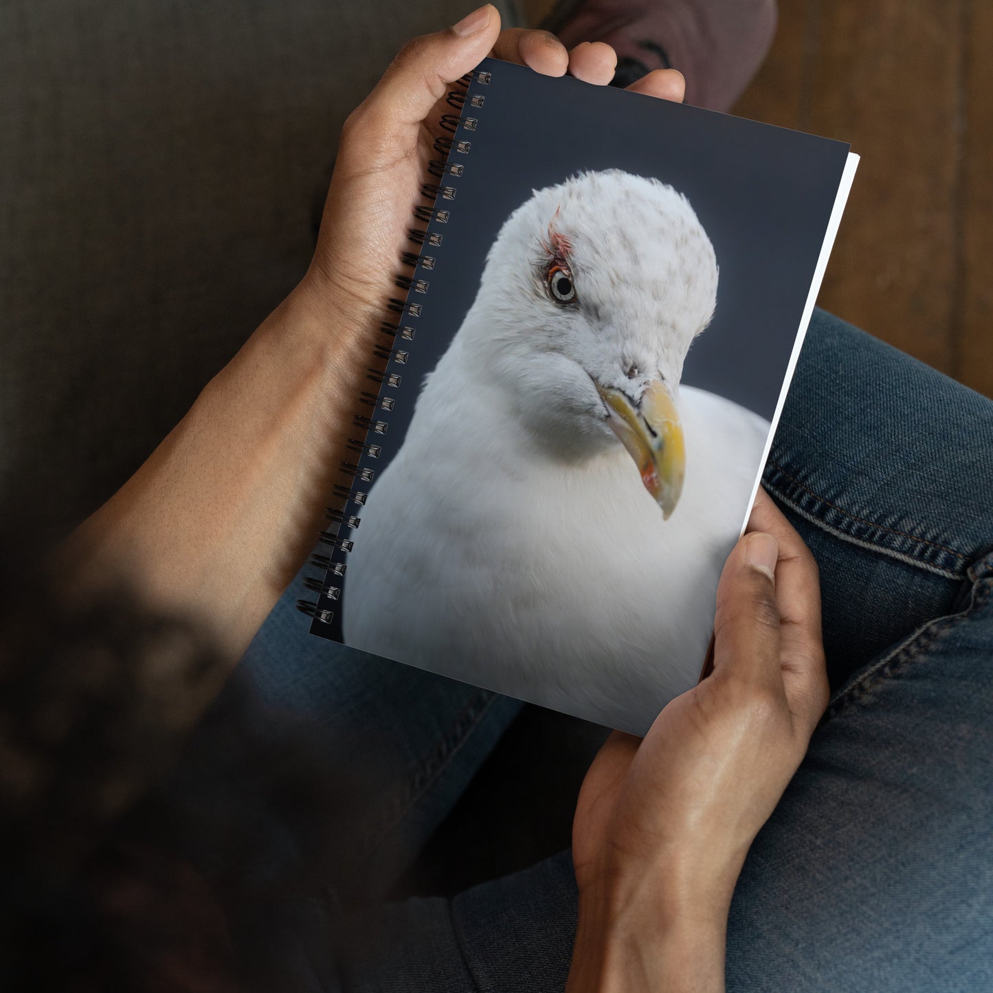 Herring Gull Gloria | Spiral notebook